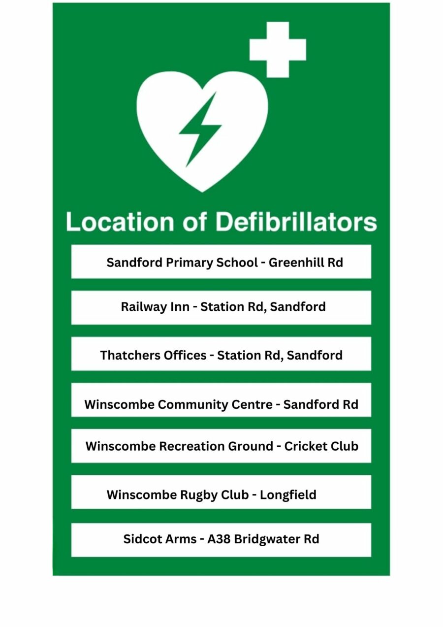 Winscombe & Sandford Defib Lcations (a4)